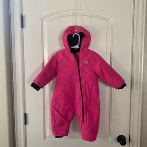 Baby snow coveralls